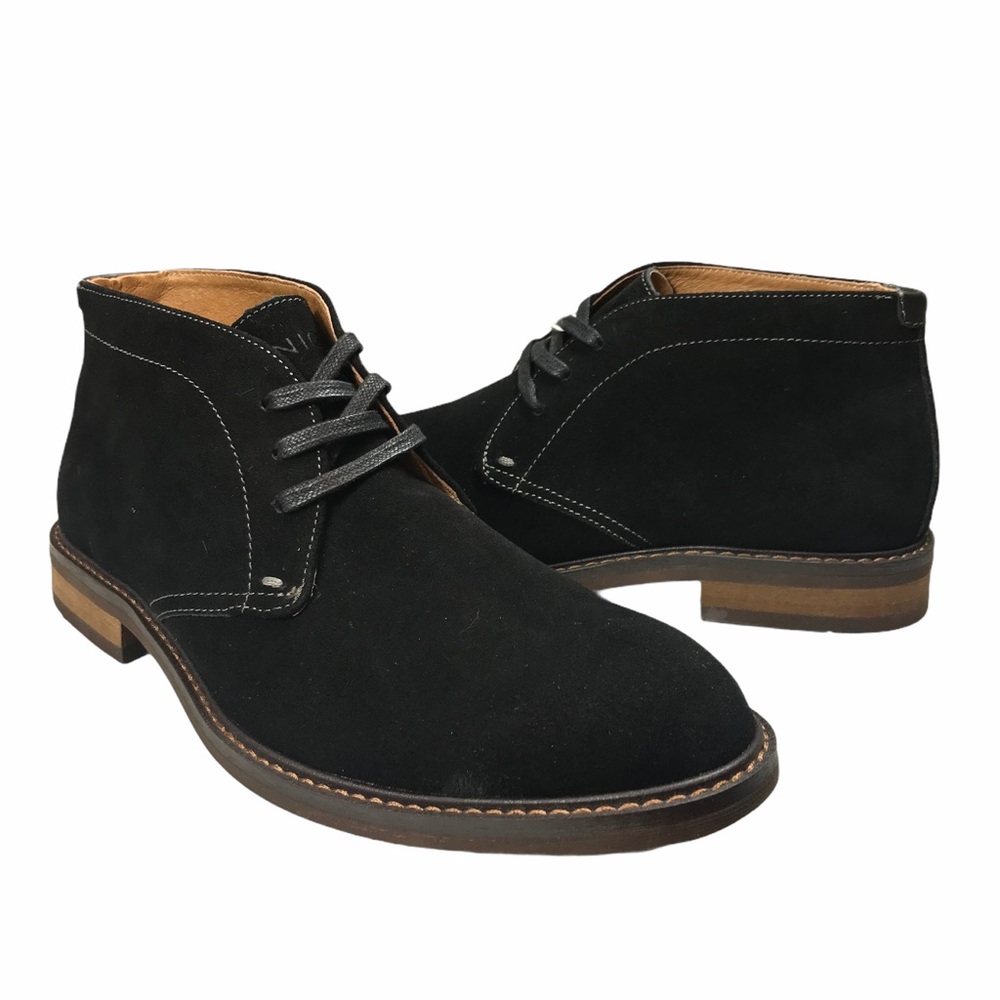 Vionic Bowery Chase Black Suede Chukka  Boots Men’s 8.5
